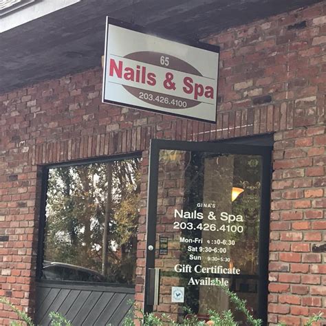 gina's nails and spa|gina's nails newtown ct.